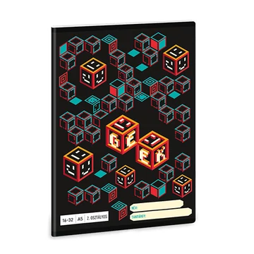Ars Una: Geek 2.osztályos vonalas füzet A/5 16-32
