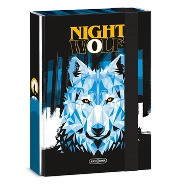 Ars Una: Nightwolf farkas mintás füzetbox A/5