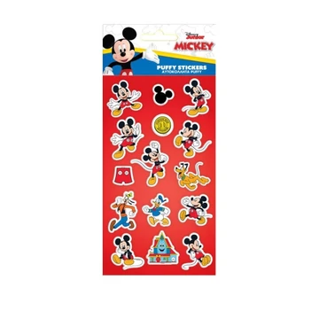 Mickey egér és barátai 3D pufi matrica szett 10x22cm-es íven
