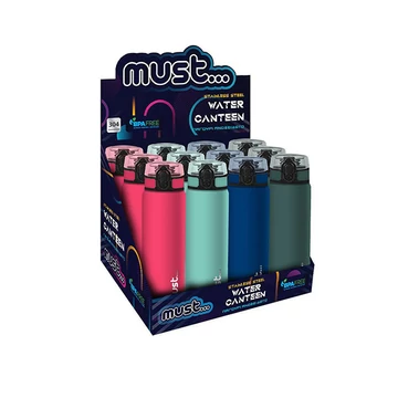Must Pagouri fém kulacs 600ml többféle változatban