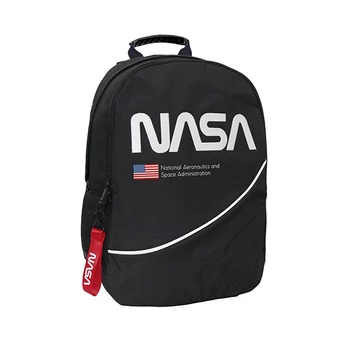 NASA 2 rekeszes iskolatáska, hátizsák 33x16x45cm
