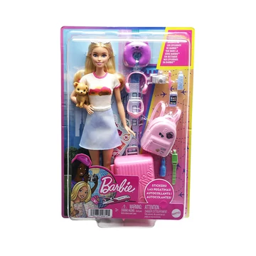 Barbie®: Dreamhouse Adventures utazó Barbie baba kiegészítőkkel - Mattel