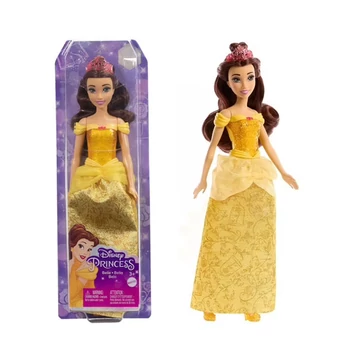 Disney Hercegnők: Csillogó Belle hercegnő baba - Mattel