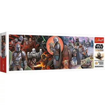 Star Wars: The Mandalorian Panoráma puzzle 1000db-os - Trefl