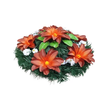 Selyemvirág koszorú 38cm