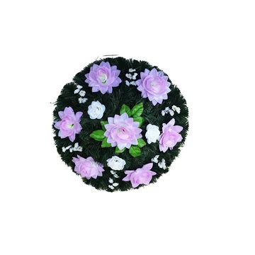 Selyemvirág koszorú 45cm