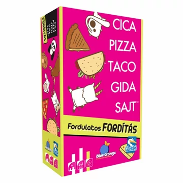 Cica, pizza, taco, gida, sajt - Fordulatos fordulat társasjáték