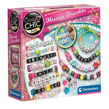 Crazy Chic: Üzenet karkötőkészítő szett - Clementoni