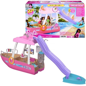 Barbie: Álomhajó játékszett kiegészítőkkel - Mattel