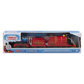 Thomas és barátai: Motorizált James fröccsenő tartály mozdony - Mattel