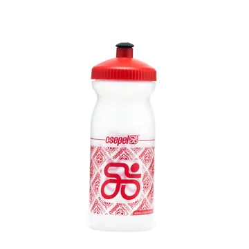 Csepel piros áttetsző kerékpárkulacs 0,6L 44780034RD