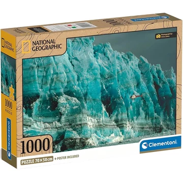 National Geographic - Hubbard gleccser 1000 db-os puzzle - Clementoni