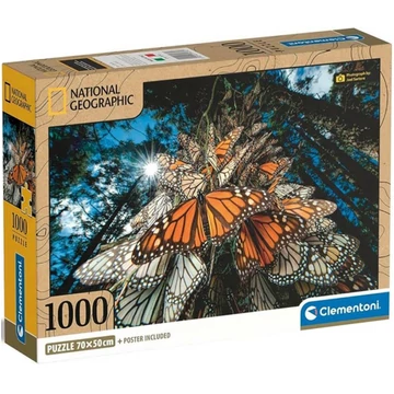 National Geographic - Csodálatos pillangók 1000 db-os puzzle - Clementoni