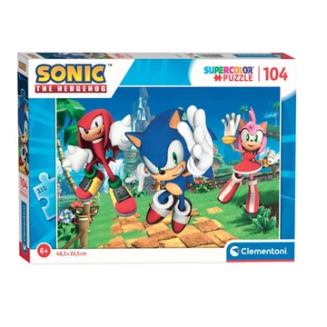 Sonic 104db-os Super Color Puzzle - Clementoni
