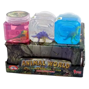 Slime különböző dínó figurával 90259