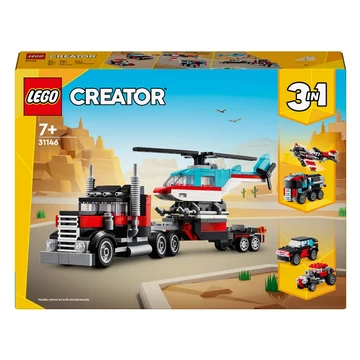 LEGO® Creator: Platós teherautó és helikopter (31146)