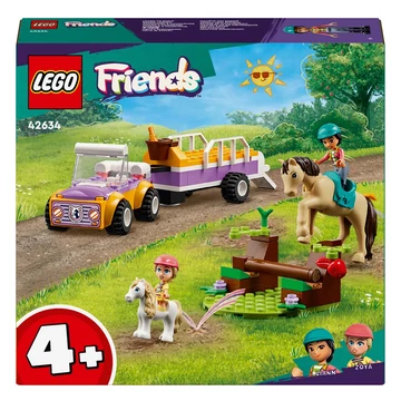 LEGO® Friends: Ló- és póniszállító utánfutó (42634)