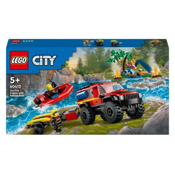 LEGO® City: 4x4 Tűzoltóautó mentőcsónakkal (60412)