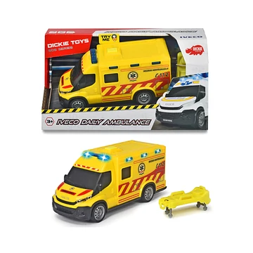 Dickie Toys: Magyar mentőautó fénnyel és hanggal 1/38 - Simba Toys