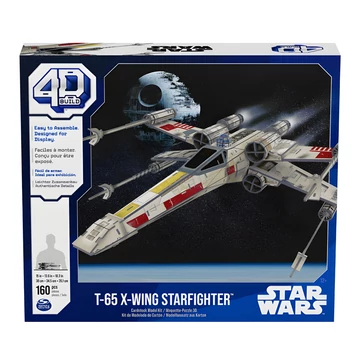 Star Wars: T-65 X-wing Starfighter űrhajó 4D 160db-os puzzle - Spin Master