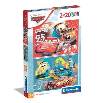 Verdák 2x20db-os Supercolor puzzle - Clementoni