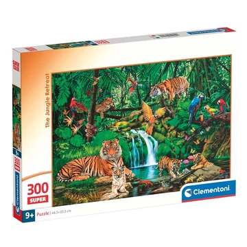 A dzsungel állatai 300db-os Super puzzle - Clementoni