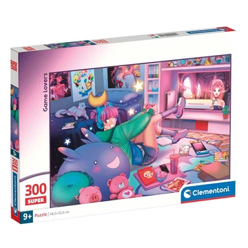 Játék szerelmesei 300db-os Super puzzle - Clementoni