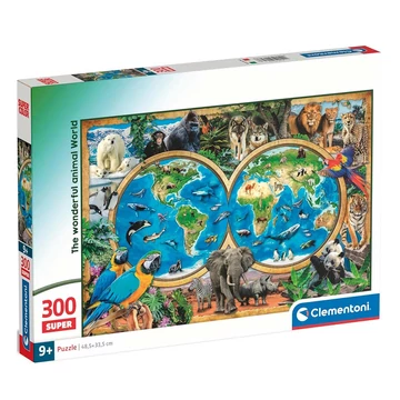 A csodálatos állatvilág 300db-os Super puzzle - Clementoni