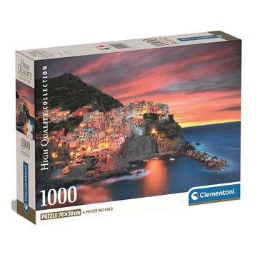 Manarola HQC 1000db-os Compact puzzle 70x50cm - Clementoni