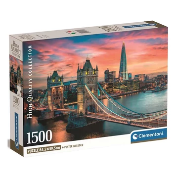 Londoni alkonyat 1500db-os HQC puzzle 84,5x59,5cm - Clementoni