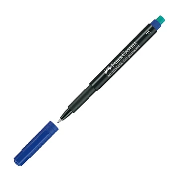 Faber-Castell: Multimark alkoholos filctoll 0,6mm kék