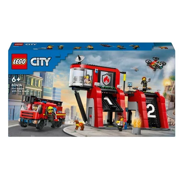 LEGO® City: Tűzoltóállomás és tűzoltóautó (60414)
