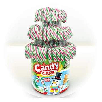 Johny Bee Candy Cane Hóember 100x12g sétapálca nyalóka