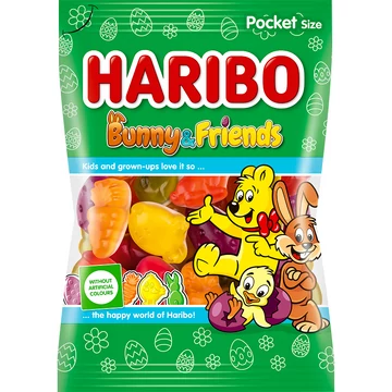 Haribo bunny & friends gumicukor 90g