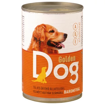 Goldendog csirkés kutyakonzerv felnőtt kutyák számára 415g