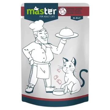 Master cat húsos alutasakos macskaeledel 80g