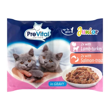 Prevital junior alutasakos macskaeledel 4x100g