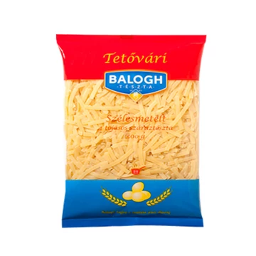 Tetővári 4 tojásos szélesmetélt tészta 500g