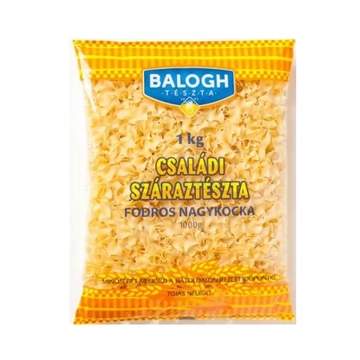 Családi fodros nagykocka tészta 1kg
