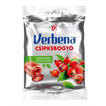 Verbena Light töltött cukorka édesítőszerekkel, csipkebogyó kivonattal és C vitaminnal 60 g