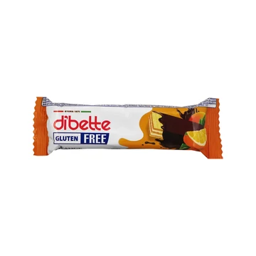 Dibette narancs ízű krémmel töltött ostya, fruktózzal gluténmentes 26 g