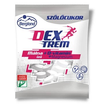 Bergland szőlőcukor málna ízben 70g