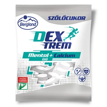 Bergland szőlőcukor mentol 70g 