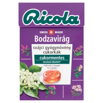Ricola 40g gyógynövény cukorka bodza