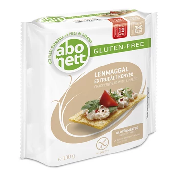Abonett gluténmentes extrudált kenyér lenmaggal 100 g