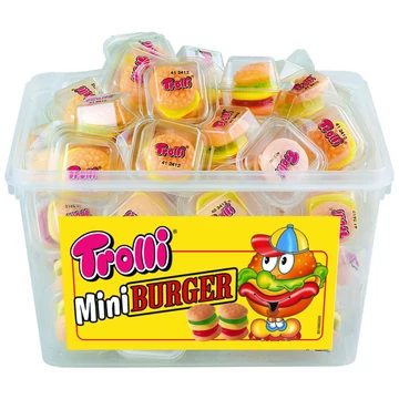 Trolli tégelyes hamburger 60x10g