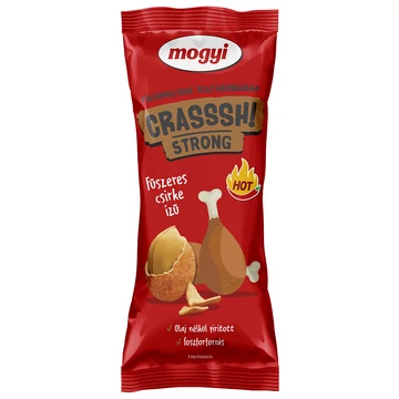 Mogyi Crasssh! Strong földimogyoró fűszeres csirke ízű tésztabundában 60 g