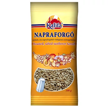 Kalifa sózótt, hántolt és pörkölt napraforgómag 100G