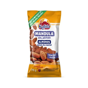 Kalifa szárazon pörkölt, sós mandula 70g