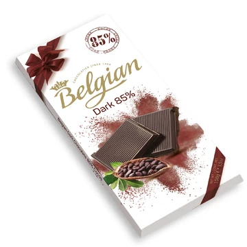 Belgian táblás 85%-os étcsokoládé 100g